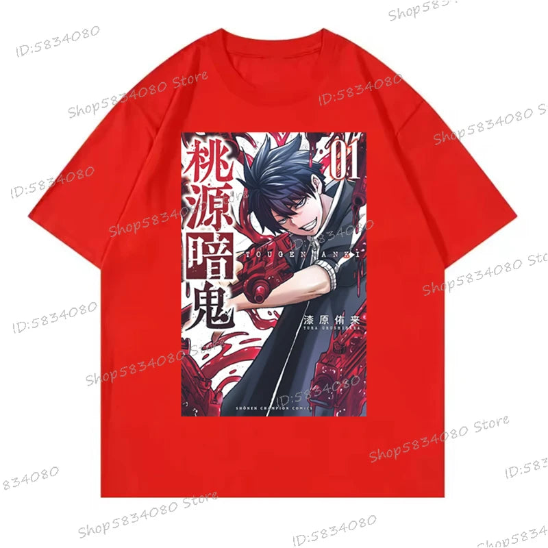 Tougen Anki Shiki Ichinose Red T-Shirts