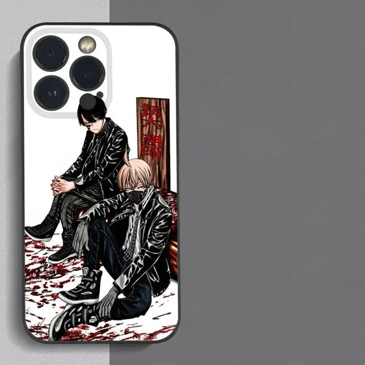 Tougen Anki Jin Kougasaki and Naito Mudano Oni Duo iPhone Case