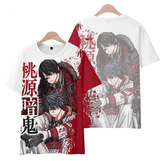 Tougen Anki Shiki Ichinose & Naito Mudano Team Oni Curse T‑Shirt
