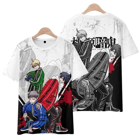 Tougen Anki Oni Power Trio Shiki Ichinose, Kougasaki Jin & Ikari Yaoroshi T-Shirt